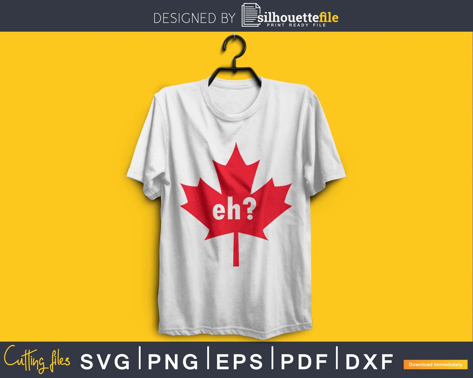 Canada eh canadian maple leaf svg cricut cutting files | Silhouettefile