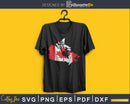 Canadian Flag map Canada Day svg cricut cut cutting files