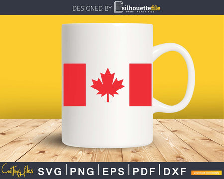 Canadian Flag svg cricut cut files