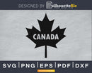 Canadian Leaf Logo svg cricut cut digital cutting files