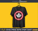 Captain Canada White Maple Leaf Cool Superhero Canadian