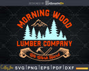Carpenter Morning Wood Lumber Company svg cut files