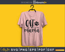 Cat mama svg cricut digital cutting files