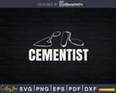 Cement Mason Concrete Cementist Svg Digital Cut File