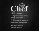 Chef Definition Svg Png Cricut Files