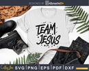 Christian Clothes for Him Team Jesus Christ svg png dxf
