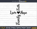 Christian cross faith svg png cricut Silhouette digital