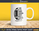 Christian Football I Can Do All Things Through Christ svg