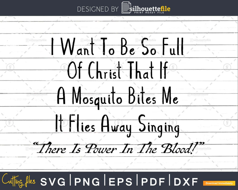 Christian Mosquito Joke Funny Deluxe svg png dxf cricut