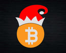 Christmas Bitcoin Santa Hat Xmas Svg Printable Cut Files