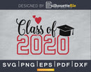 Class of 2020 High School Graduation svg cricut digital