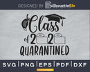 Class of 2020 Quarantined svg cricut digital cutting files