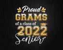 Class Of 2022 Proud Gramps A Senior Svg T shirt Design