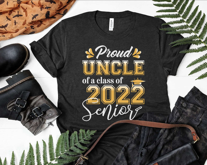 Class Of 2022 Proud Uncle A Senior Svg Silhouette File