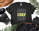 Classic Chef Typography Skilled Professional Cooking Svg