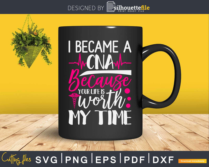 CNA Beautiful For You And Family Svg T-shirt Design