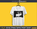 Colorado Deer hunting map silhouette cut digital svg file