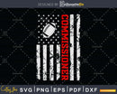 Commissioner Fantasy Football American Commish Flag svg png