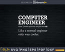 Computer Engineer Definition Svg Png T-shirt Design