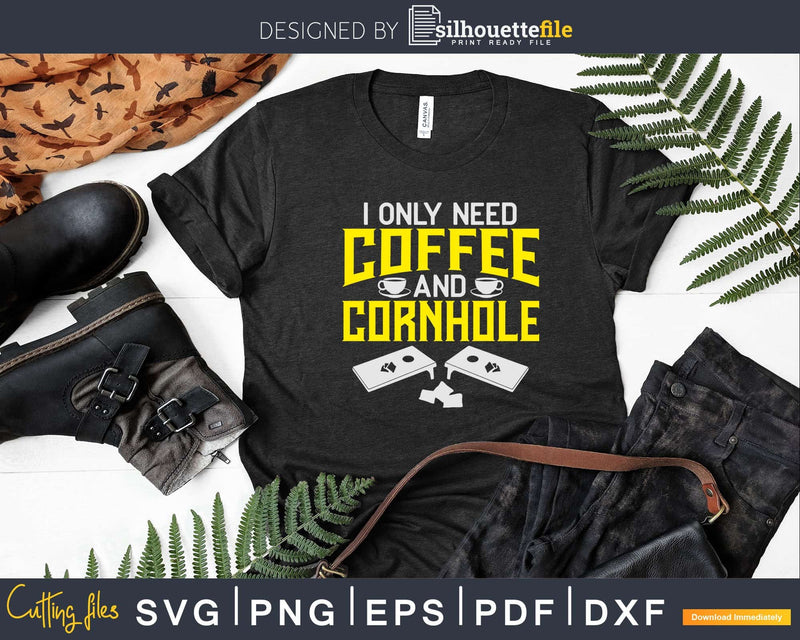 Cornhole Coffee Svg Dxf Cricut Files