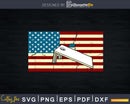 Cornhole Player America Flag Corn Hole Board Svg Dxf Png