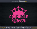 Cornhole Queen Shirt Corn Hole Svg Dxf Png Design File