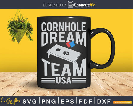 Cornhole Team Funny Svg Dxf Png Cricut File