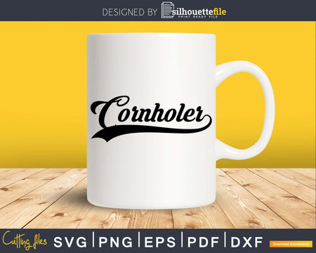 Cornhole Team Svg Dxf Png Cricut File