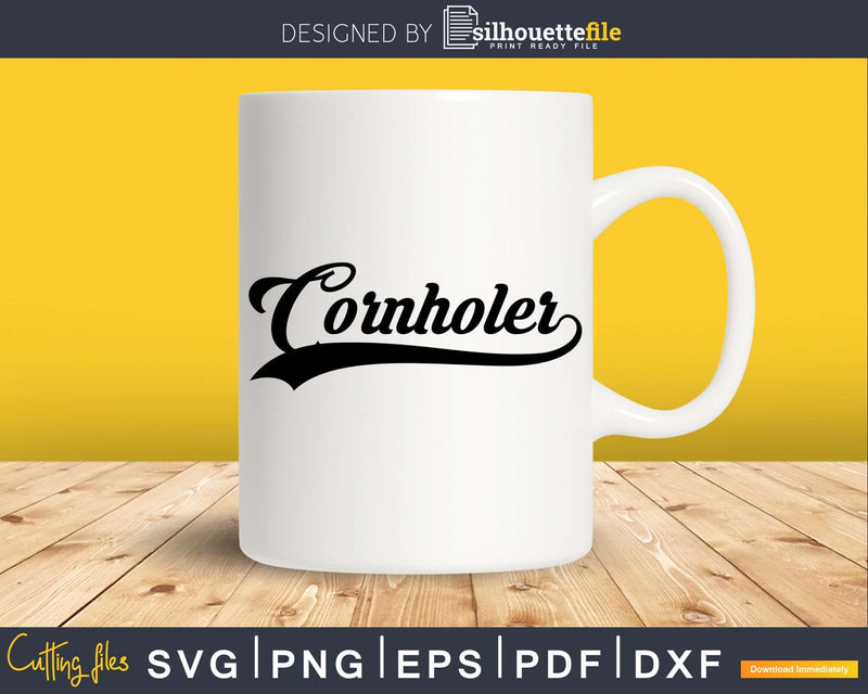 Cornhole Team Svg Dxf Png Cricut File