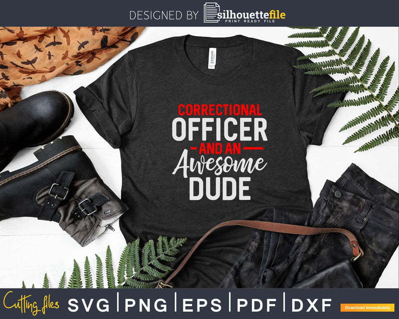 Correctional Officer Dude Corrections Svg Dxf Cut Files