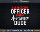 Correctional Officer Dude Corrections Svg Dxf Cut Files