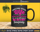 Correctional Officer’s Wife Funny Anniversary Svg T-shirt