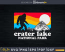 Crater Lake National Park Bigfoot Oregon Mountains Svg