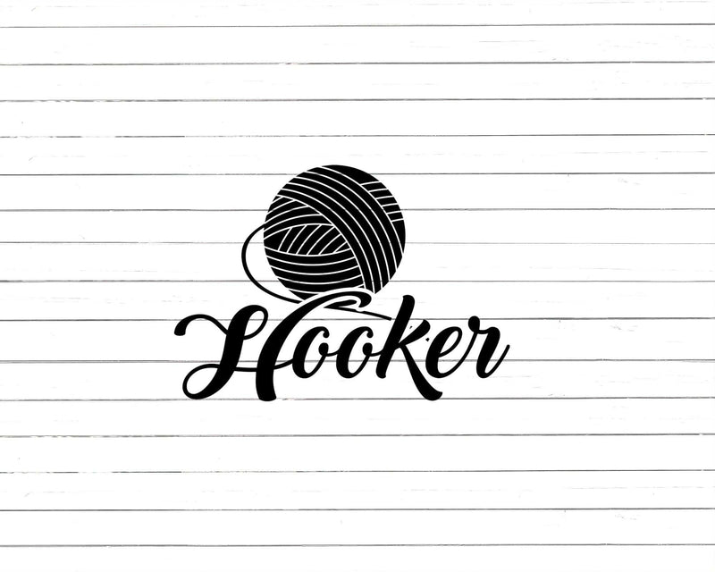 Crochet Hooker Svg Png Cut Files