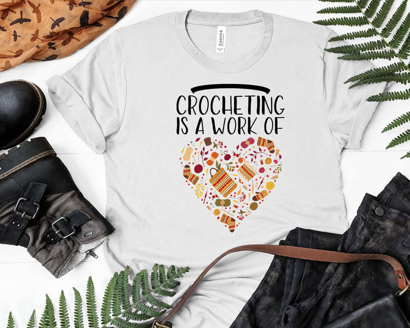 Crocheting Is a Work of Heart Svg Png Cut Files