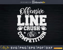 Crush The Competition American Football Offensive Lineman