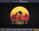 Cuyahoga Valley Ohio National Park Vintage Hiking Svg Cut