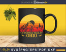 Cuyahoga Valley Ohio National Park Vintage Hiking Svg Cut