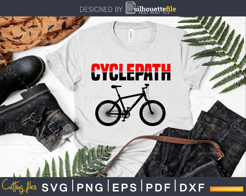 Cycle-path Funny Cycling Mountain Biking Cyclists svg