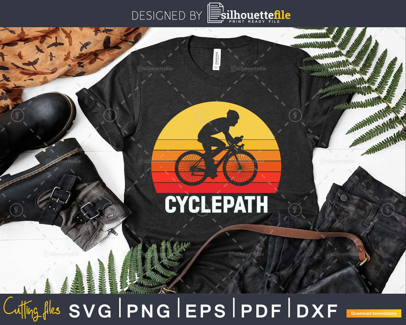 Cyclepath Funny Saying Cycling Bicycle Bike svg design