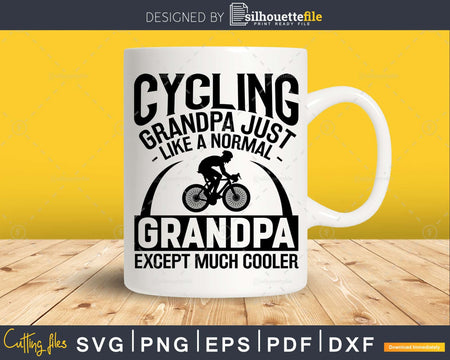 Cycling Grandpa Just like a Normal except much cooler