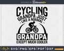 Cycling Grandpa Just like a Normal except much cooler