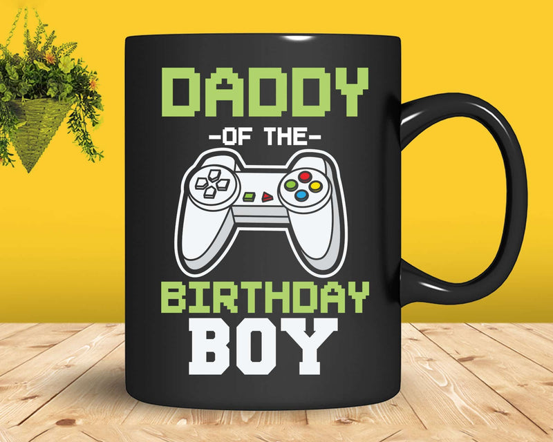 Daddy of the Birthday Boy Matching Video Game Svg Designs