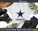 Dallas Cowboys Logo svg cricut file digital download cut