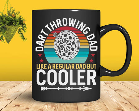 Dart Throwing Dad Father Player Svg Png Cricut Files