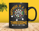 Darts Player Happiness Is A Tight Threesome Svg Png Cricut