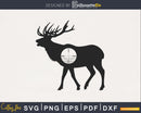 Deer hunting silhouette file