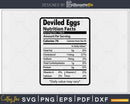 Deviled Eggs Nutrition Facts Funny Thanksgiving Christmas