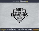 Dirt And Diamonds Soccer svg cricut digital cutting vector