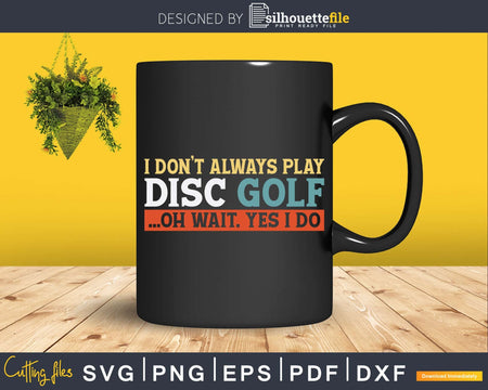 Disc Golf Player Svg Png Dxf Cut Files